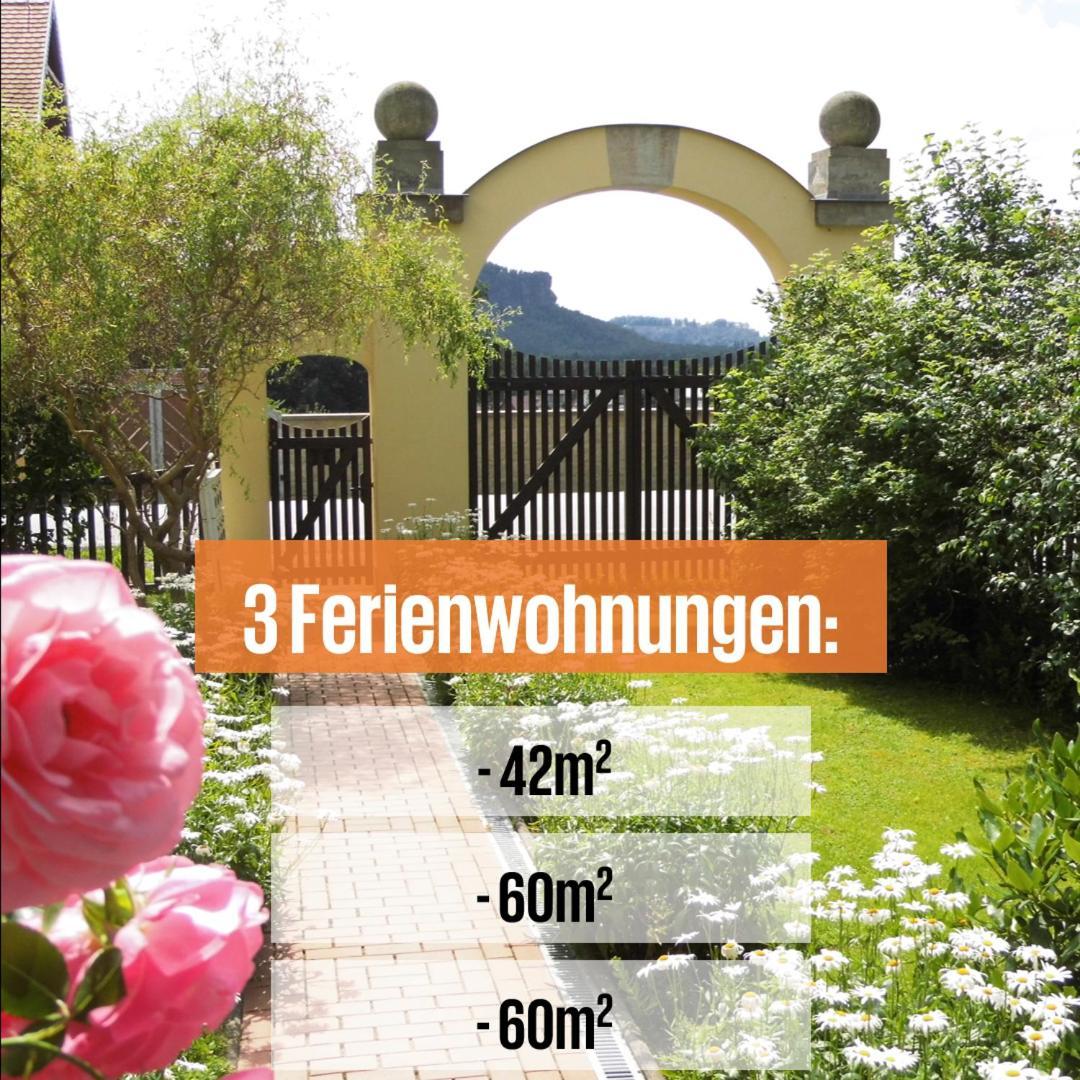 Ferienwohnung Zum Lilienstein Bad Schandau Exterior foto