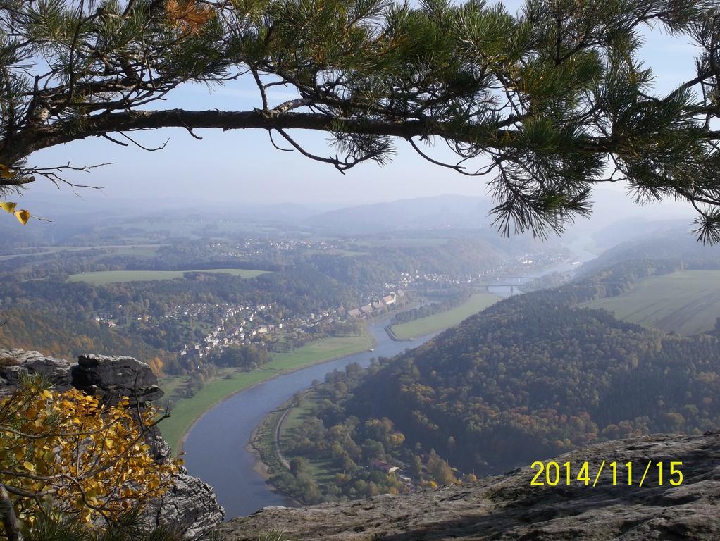 Ferienwohnung Zum Lilienstein Bad Schandau Exterior foto