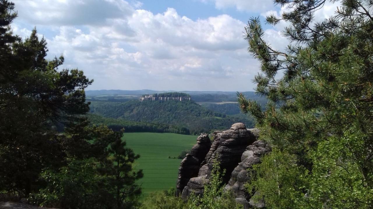 Ferienwohnung Zum Lilienstein Bad Schandau Exterior foto