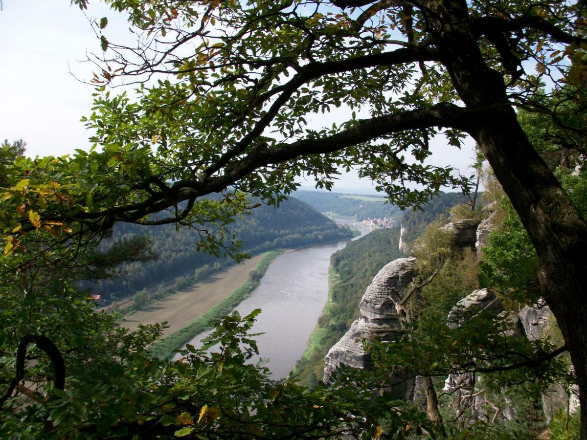 Ferienwohnung Zum Lilienstein Bad Schandau Exterior foto