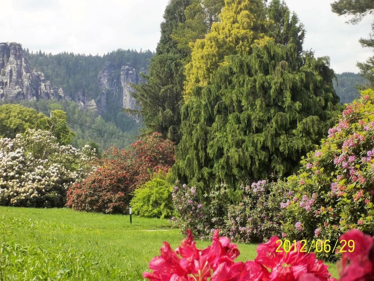 Ferienwohnung Zum Lilienstein Bad Schandau Exterior foto