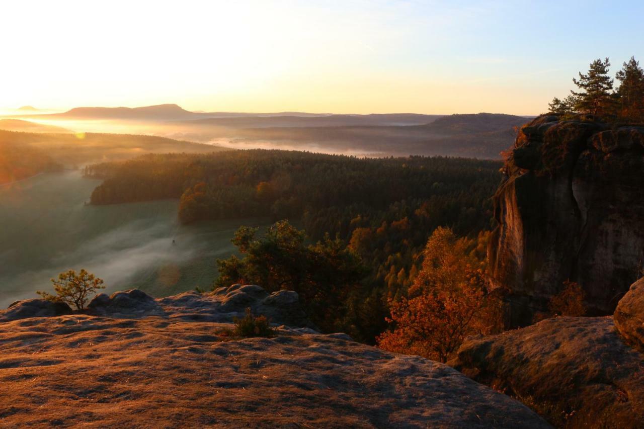 Ferienwohnung Zum Lilienstein Bad Schandau Exterior foto